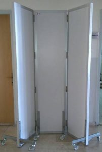 radyasyon koruyucu uc kanatlı kursun paravan